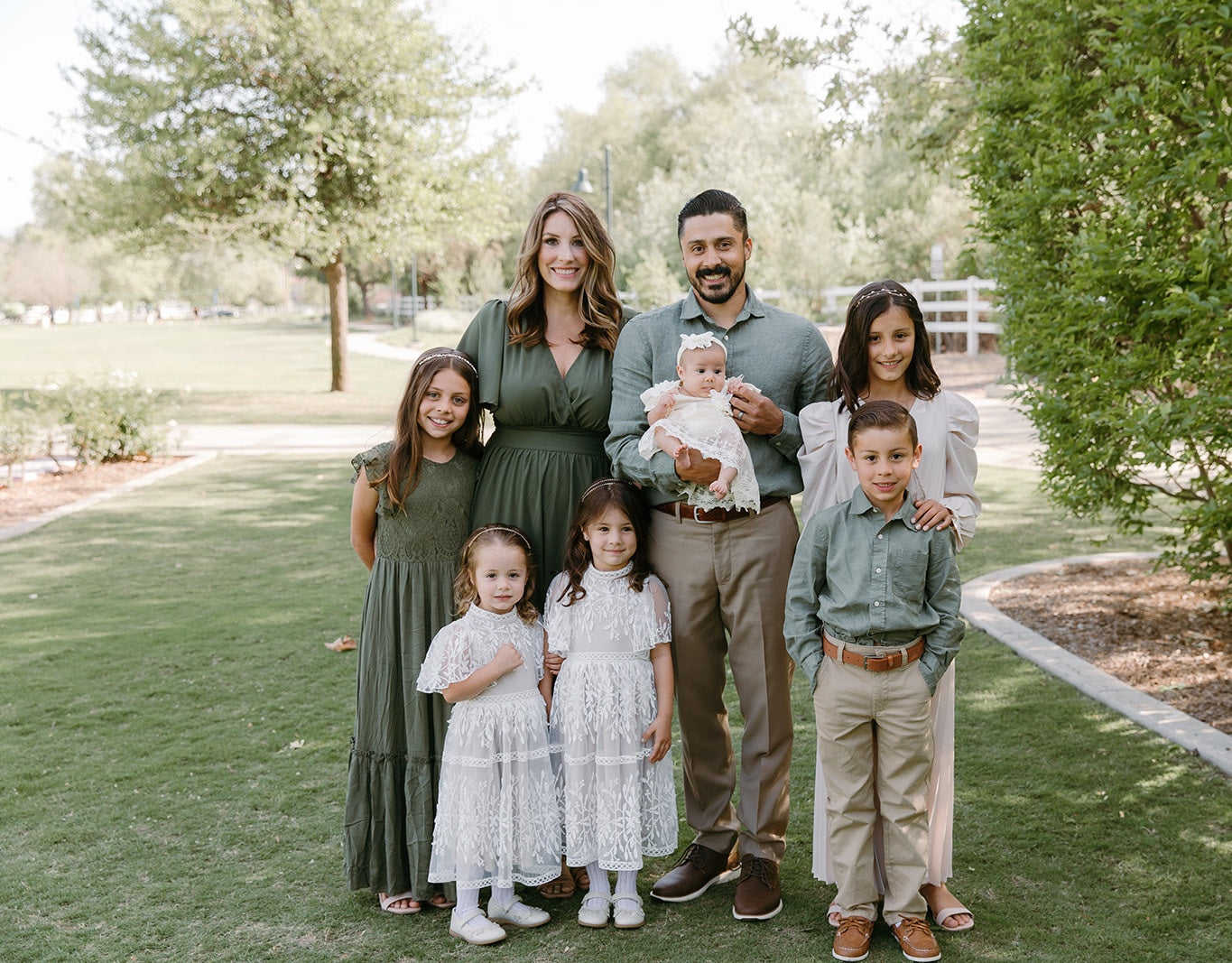 Tenfold Tallow founder with his wife and children